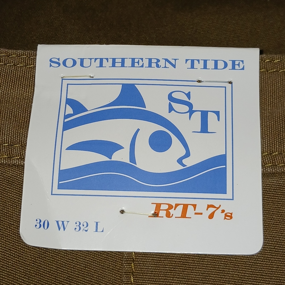 SOUTHERN TIDE Trousers RT-7'S Bark Color Men's Size 30W 32L - Picture 13 of 16
